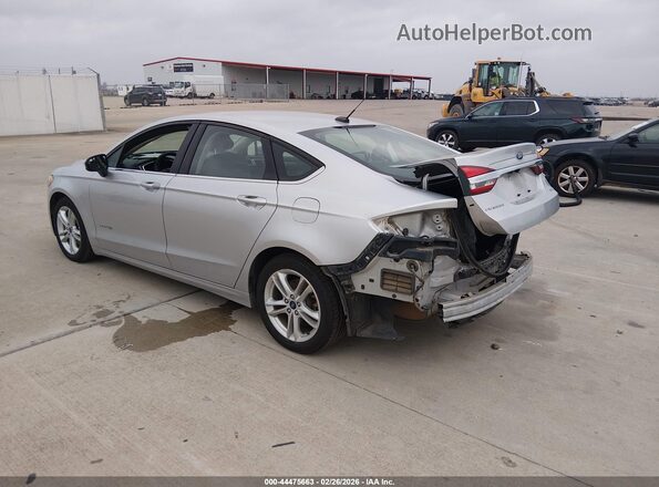 3FA6P0UU5JR157002 2018 FORD FUSION HYBRID Серебряный Задняя левая четверть