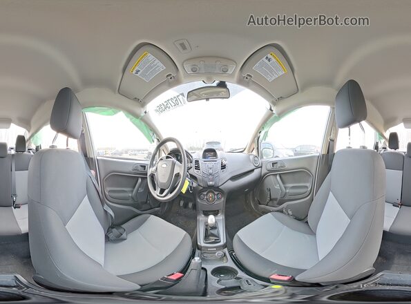 3FADP4AJ2KM120352 2019 FORD FIESTA White VIN კოდის სტიკერის ხედი
