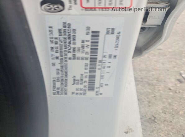 3FADP4AJ8KM123160 2019 FORD FIESTA White Вид підкапотного простору