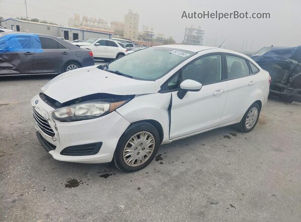 3FADP4AJ8KM123160 2019 FORD FIESTA White Передня ліва чверть