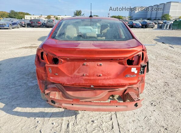 3FADP4BJ1KM126769 2019 FORD FIESTA Red Widok z tyłu