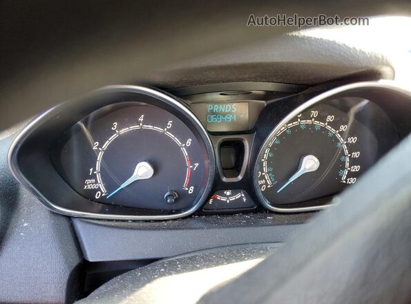 3FADP4BJ3KM165718 2019 FORD FIESTA Blue Instrument cluster view