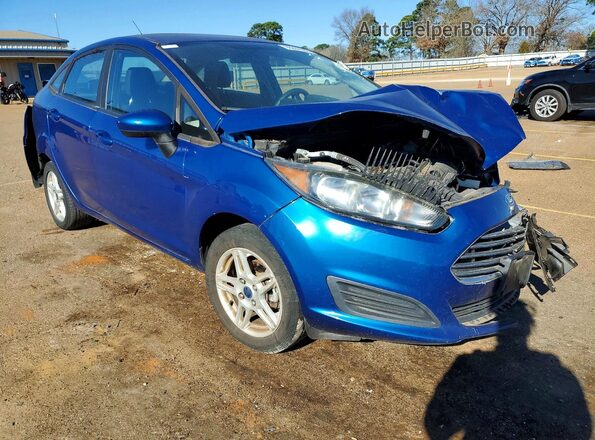 3FADP4BJ3KM165718 2019 FORD FIESTA Blue Front right