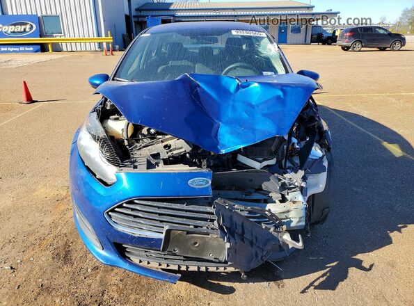 3FADP4BJ3KM165718 2019 FORD FIESTA Blue Front view