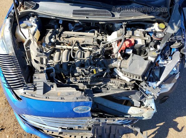 3FADP4BJ3KM165718 2019 FORD FIESTA Blue Rear interior view