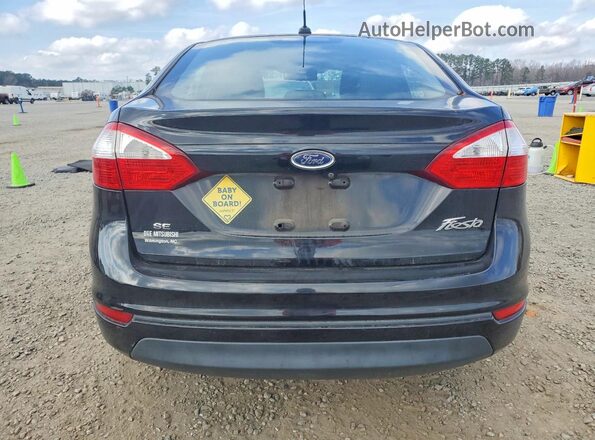 3FADP4BJ6KM134768 2019 FORD FIESTA Black Rear view