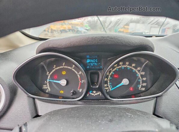 3FADP4BJ7KM123553 2019 FORD FIESTA Gray Вид щитка приладів