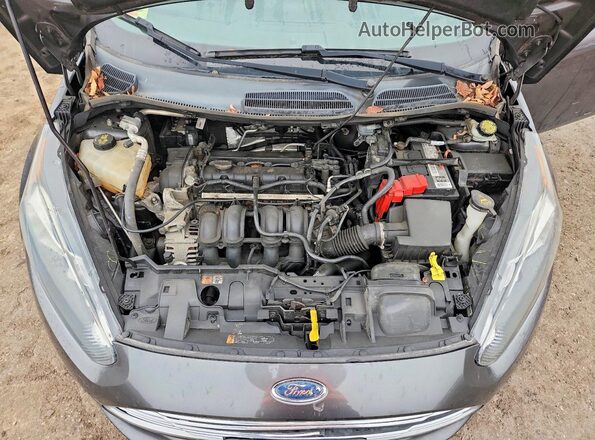 3FADP4BJ7KM123553 2019 FORD FIESTA Gray Вид задньої частини салону