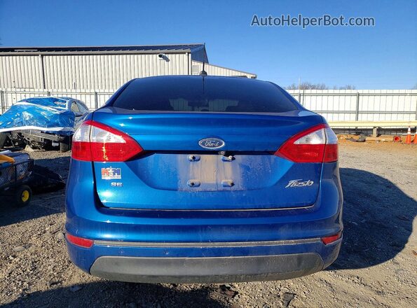 3FADP4BJ7KM154446 2019 FORD FIESTA Blue Вид ззаду
