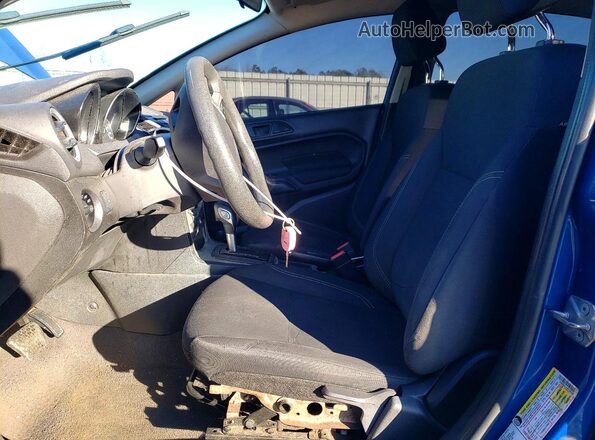 3FADP4BJ7KM154446 2019 FORD FIESTA Blue Вид салону спереду
