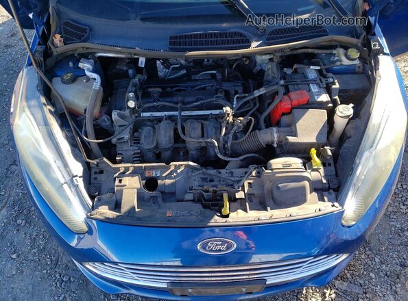 3FADP4BJ7KM154446 2019 FORD FIESTA Blue Вид задньої частини салону