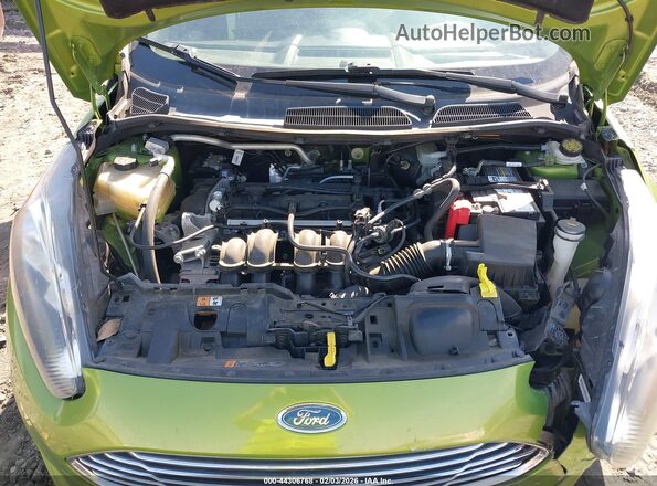 3FADP4BJ8JM143423 2018 FORD FIESTA Зеленый Вид сзади
