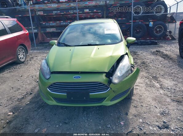 3FADP4BJ8JM143423 2018 FORD FIESTA Зеленый Вид щитка приборов