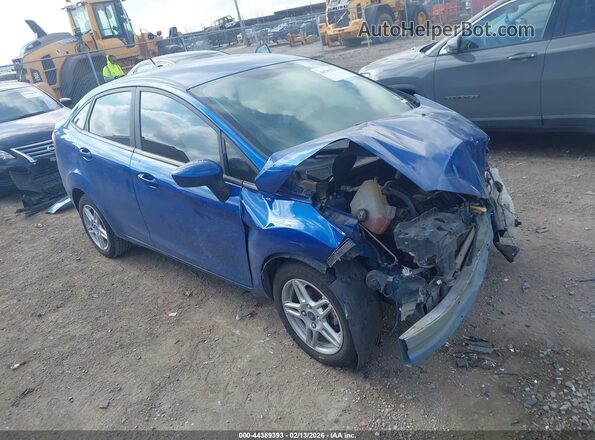 3FADP4BJ8KM122735 2019 FORD FIESTA Синий Передняя правая четверть