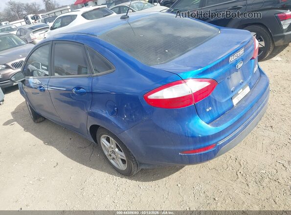 3FADP4BJ8KM122735 2019 FORD FIESTA Синий Задняя левая четверть