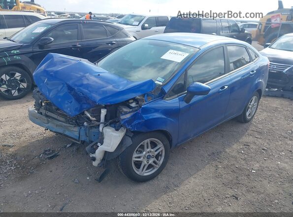 3FADP4BJ8KM122735 2019 FORD FIESTA Синий Передняя левая четверть