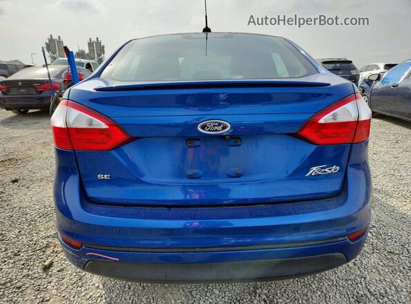 3FADP4BJ8KM137686 2019 FORD FIESTA Blue Vista trasera