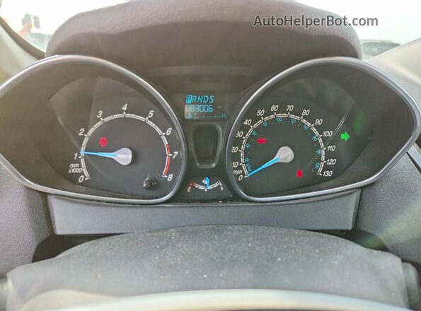3FADP4BJ8KM137686 2019 FORD FIESTA Blue Vista del cuadro de instrumentos