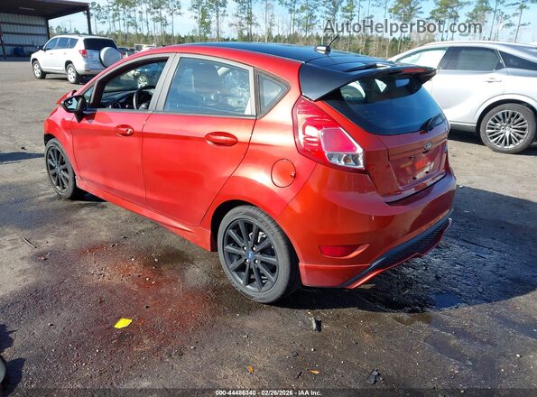 3FADP4DJ5KM164518 2019 FORD FIESTA Orange Rear left