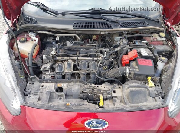 3FADP4EJ2HM149661 2017 FORD FIESTA Красный Вид сзади