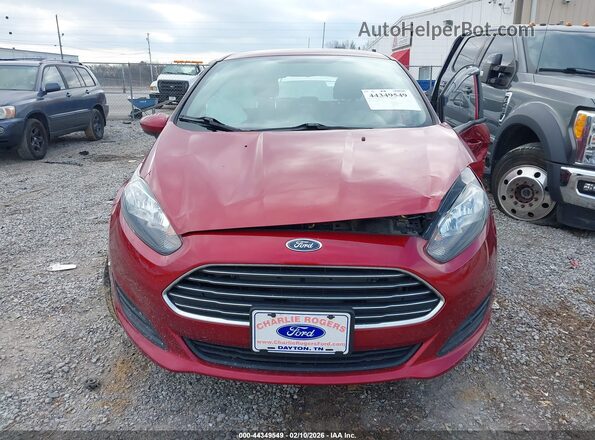 3FADP4EJ2HM149661 2017 FORD FIESTA Красный Вид задней части салона