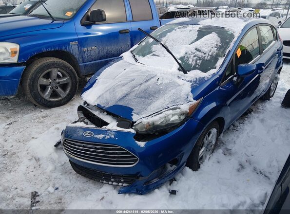 3FADP4EJ4KM147983 2019 FORD FIESTA Blue Przód lewy