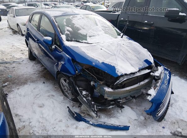 3FADP4EJ4KM147983 2019 FORD FIESTA Blue Przód prawy