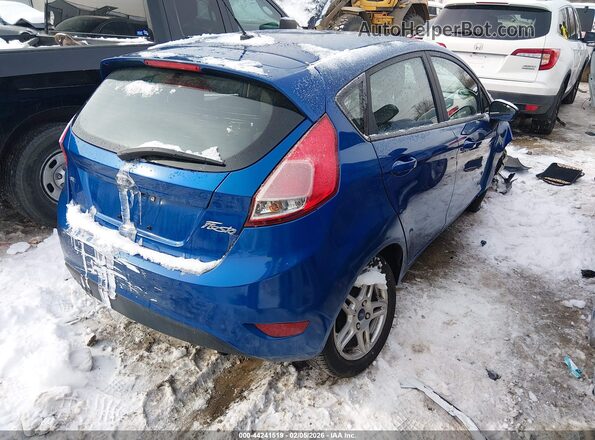 3FADP4EJ4KM147983 2019 FORD FIESTA Blue Tył prawy