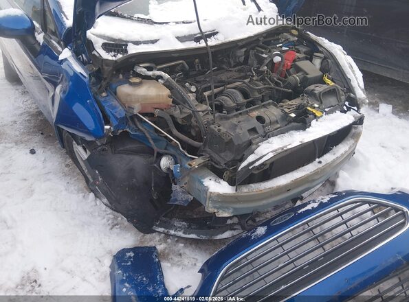 3FADP4EJ4KM147983 2019 FORD FIESTA Blue Widok z przodu