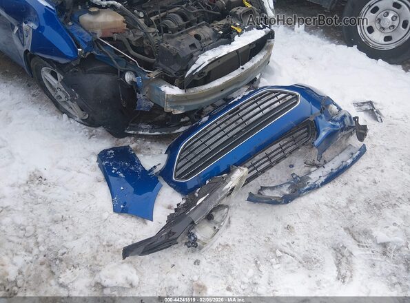 3FADP4EJ4KM147983 2019 FORD FIESTA Blue Widok zestawu wskaźników