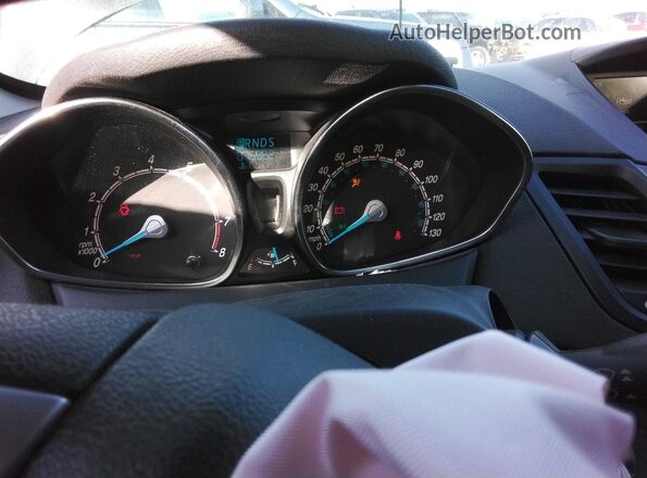 3FADP4EJ7KM162686 2019 FORD FIESTA Gray Widok zestawu wskaźników