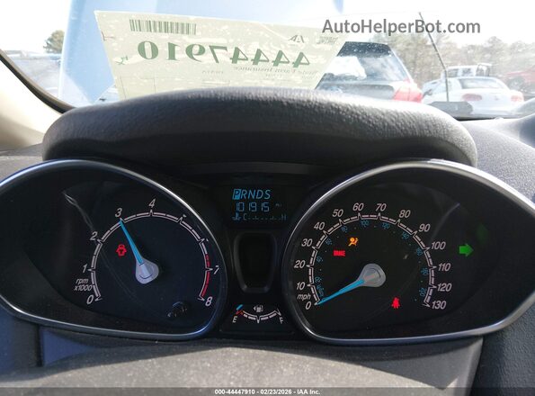 3FADP4EJ9KM150457 2019 FORD FIESTA Silver Widok tylnych siedzeń