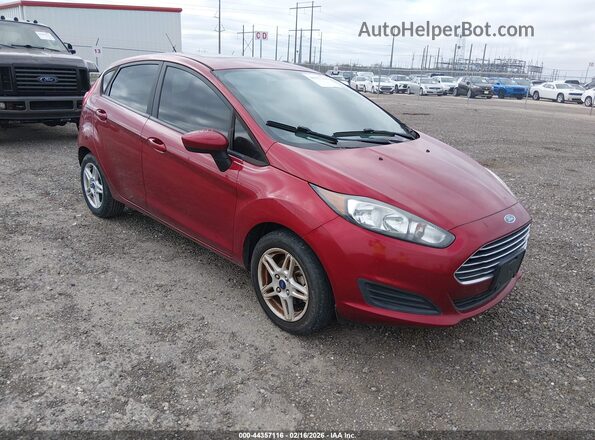 3FADP4EJXHM158849 2017 FORD FIESTA Красный Передняя правая четверть