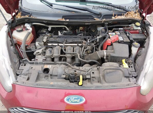 3FADP4EJXHM158849 2017 FORD FIESTA Красный Вид сзади