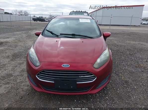 3FADP4EJXHM158849 2017 FORD FIESTA Красный Вид задней части салона