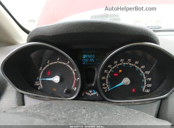 3FADP4EJXHM158849 2017 FORD FIESTA Красный Вид задних сидений