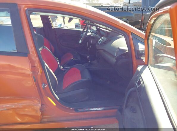3FADP4GX2JM113993 2018 FORD FIESTA Orange Widok wnętrza z przodu