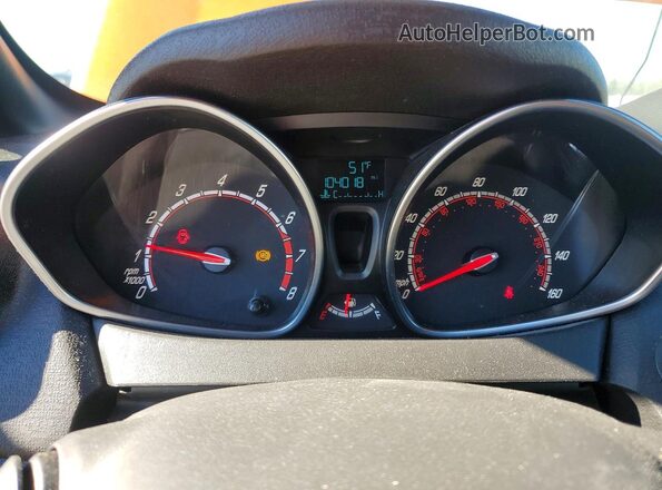 3FADP4GX3HM159956 2017 FORD FIESTA Оранжевый Вид щитка приборов