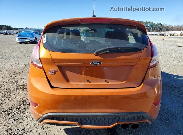 3FADP4GX3HM159956 2017 FORD FIESTA Оранжевый Вид сзади