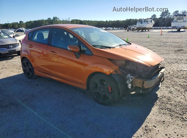 3FADP4GX3HM159956 2017 FORD FIESTA Оранжевый Передняя правая четверть