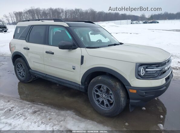 3FMCR9B68RRE05962 2024 FORD BRONCO SPORT Кремовый Передняя правая четверть