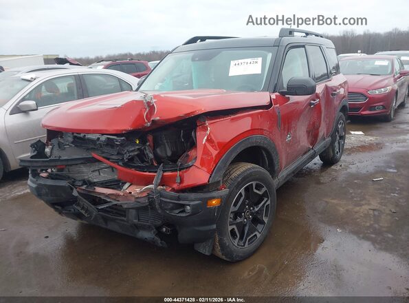 3FMCR9C65PRD25272 2023 FORD BRONCO SPORT Orange Передня ліва чверть