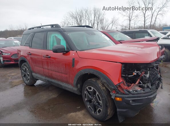 3FMCR9C65PRD25272 2023 FORD BRONCO SPORT Orange Вид задньої частини салону