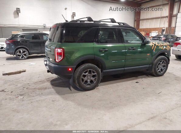 3FMCR9D90PRD96582 2023 FORD BRONCO SPORT Green Rear right