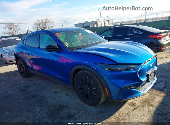 3FMTK1R40SMA18741 2025 FORD MUSTANG MACH-E Синий Передняя правая четверть