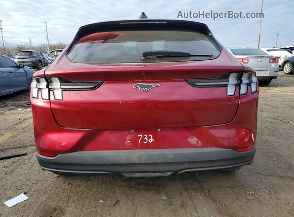 3FMTK3SU5SMA12732 2025 FORD MUSTANG MACH-E PREMI Красный Вид сзади