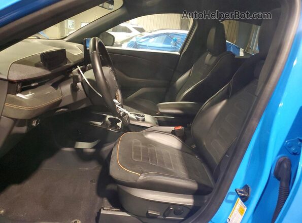 3FMTK4SE8NMA05129 2022 FORD MUSTANG Blue Widok wnętrza z przodu