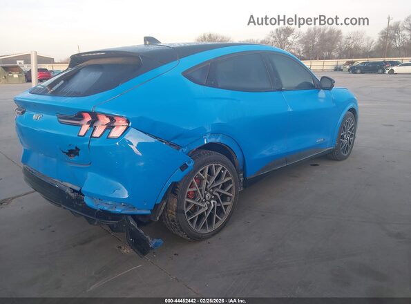 3FMTK4SX7NMA11778 2022 FORD MUSTANG MACH-E Синий Задняя правая четверть