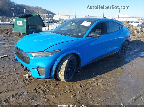 3FMTK4SX9PMA53095 2023 FORD MUSTANG MACH-E Синий Передняя левая четверть