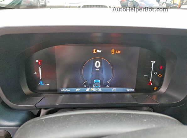 3FTTW8BA3SRB69478 2025 FORD MAVERICK Зеленый Вид щитка приборов